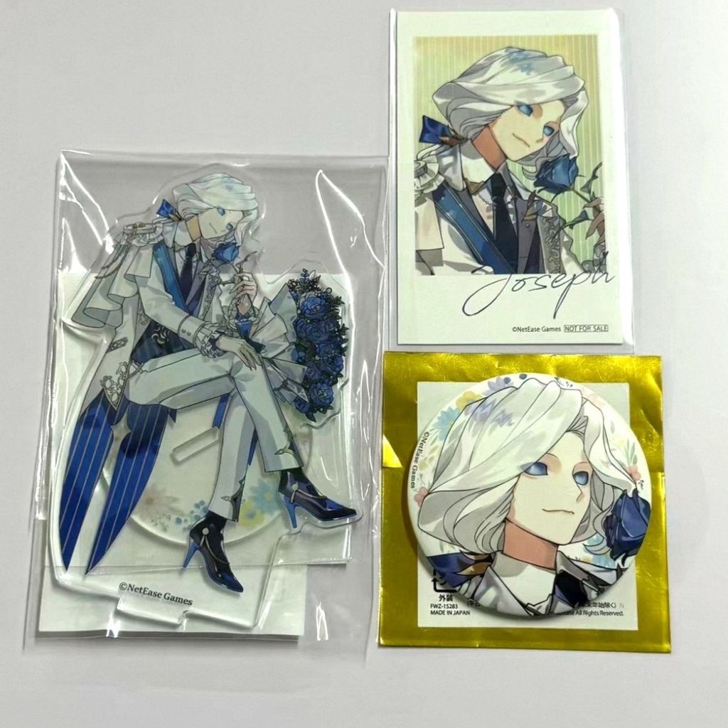 Identity V AGF Floral Series Joseph Gardener Night Watch Standee Huy hiệu Fan Hàng hóa