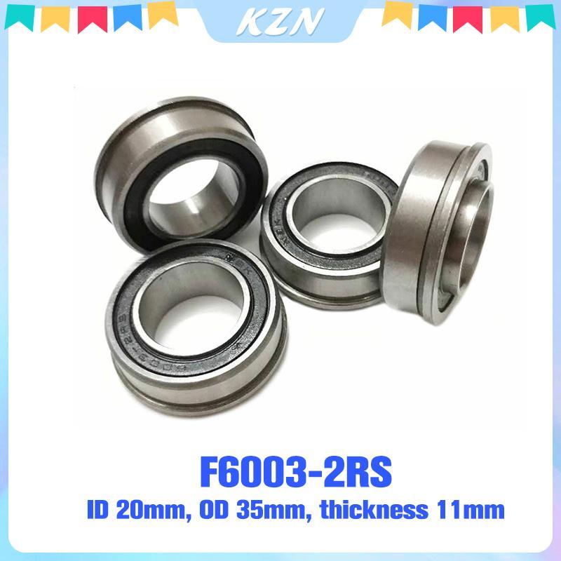 [kzn] F6003-20-2RS 20x35x11 Mặt bích Xe đẩy rãnh sâu Vòng bi kín bánh xe [vn]