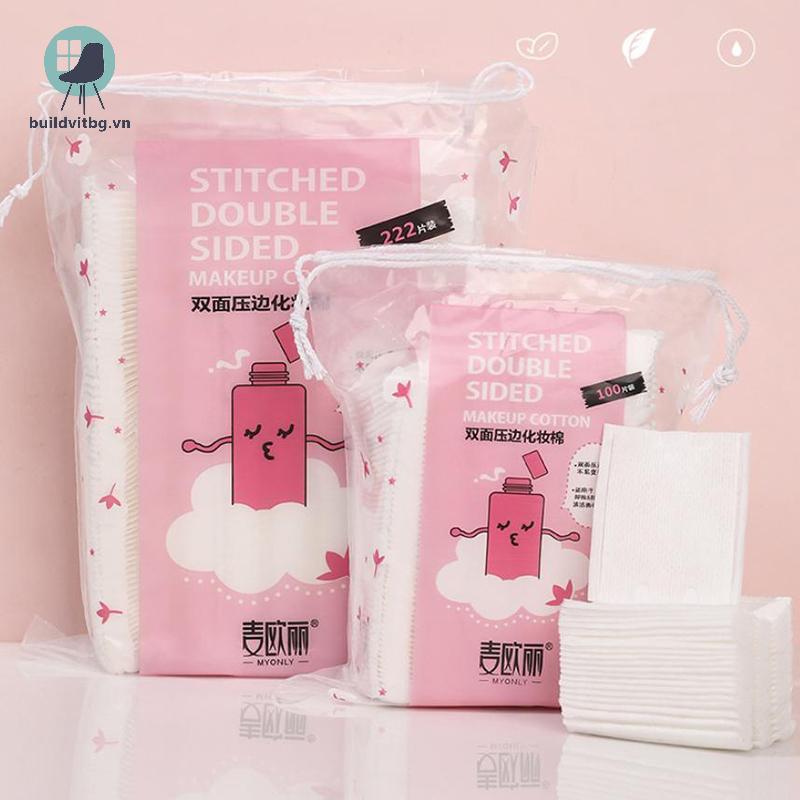 Bg Chất Lượng Cao Dùng Một Lần Cotton Miếng Lót Mỹ Phẩm Tẩy Trang Miếng Lót Bông Làm Sạch Mặt Hòa Gi