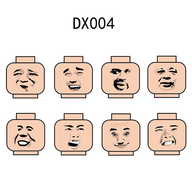 Vui Kunkun Emoticon Gói Gà Bạn Quá Đẹp MOC Lắp Ráp Khối Xây Dựng Minifigure Phụ Kiện Đồ Chơi DX004 P