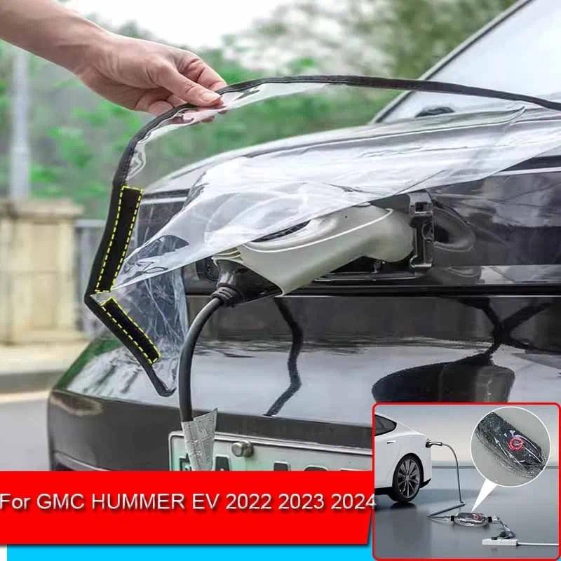 Xe Hơi Mới Năng Lượng Cổng Sạc Mưa Chống Mưa Chống Bụi EV Sạc Súng Bảo Vệ Phụ Kiện Cho GMC HUMMER EV