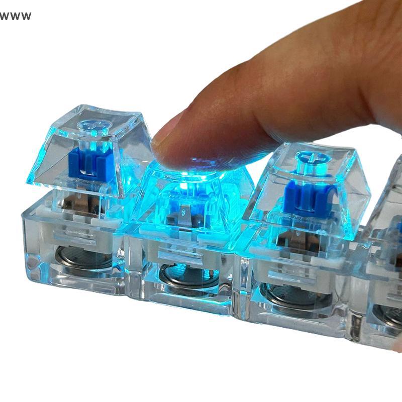 [auz] 4/9 Keys Mechanical Keyboard Axis Tester LED Keyboard Key Toy