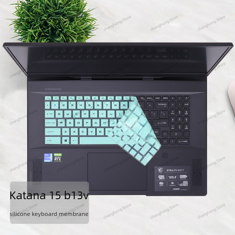 Dành Cho MSI Katana 15 B13v MS-1585 15.6 inch Silicon Mềm Có Thể Giặt Chống Bụi Bảo Vệ Toàn Diện Chố