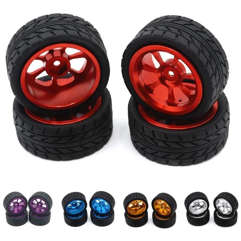 Wltoys 144001 144010 124007 124016 124019 A959 A959-B 4 65mm Lốp Cao Su Kim Loại Vành Bánh Xe 12mm L
