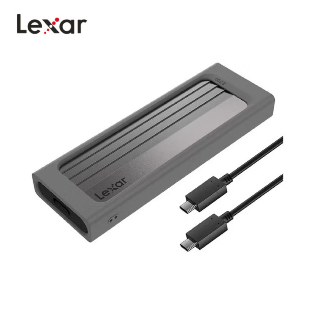 Box Ổ Cứng Lexar E300 M2 NVME Tốc độ cao 10Gbps - Vỏ nhôm tản nhiệt cao cấp
