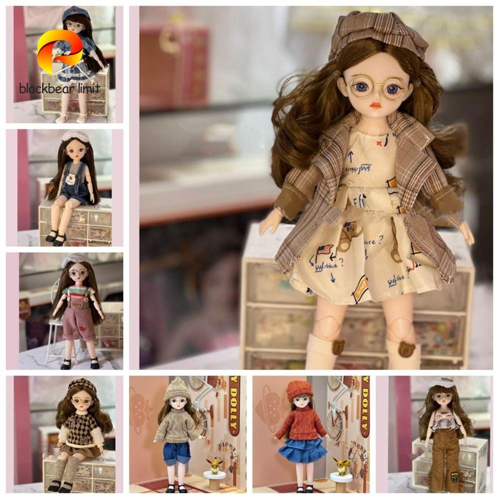 BLACKBEAR LIMIT 30cm Bjd Doll, Mini Hàn Quốc Trang Điểm Nhìn Đôi Mắt Lớn Công Chúa BJD Doll, Thú Vị 