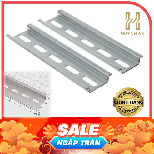 Thanh ray nhôm cài Aptomat kích thước nhỏ 8 - 10 - 15 -2 0 -25 -30 cm, Hàng nhập khẩu chống oxi hóa 