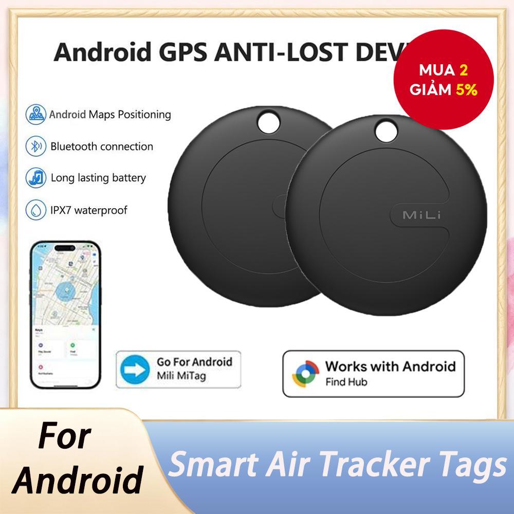 MiLi MiTag Go Thiết bị theo dõi tương thích Bluetooth cho Android, tìm chìa khóa, hoạt động với Goog