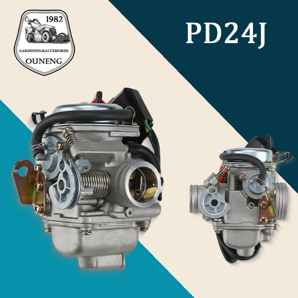 GY6 / PD24J - Bộ chế hòa khí nắp sắt Tương thích với động cơ xe tay ga bốn chân GY6 Series 125cc / 1