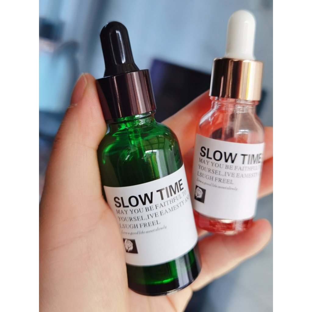 Spot Goods#Essential Oil Bottle Empty Bottle High-end Small Empty Bottle Light-proof Glass Dropper S