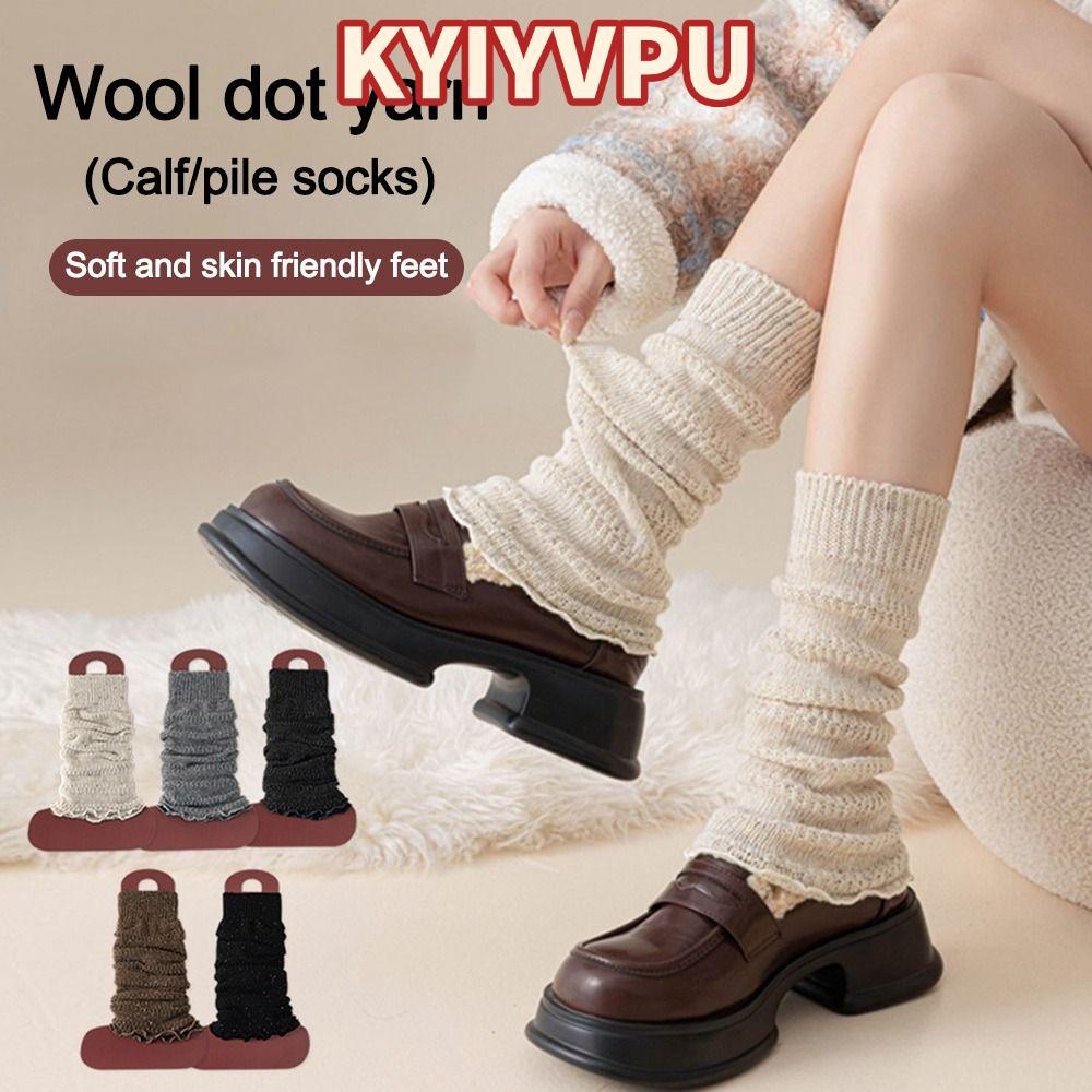 Tất Slouch Mềm Mại Style Y2K, Ấm Áp Cho Nữ