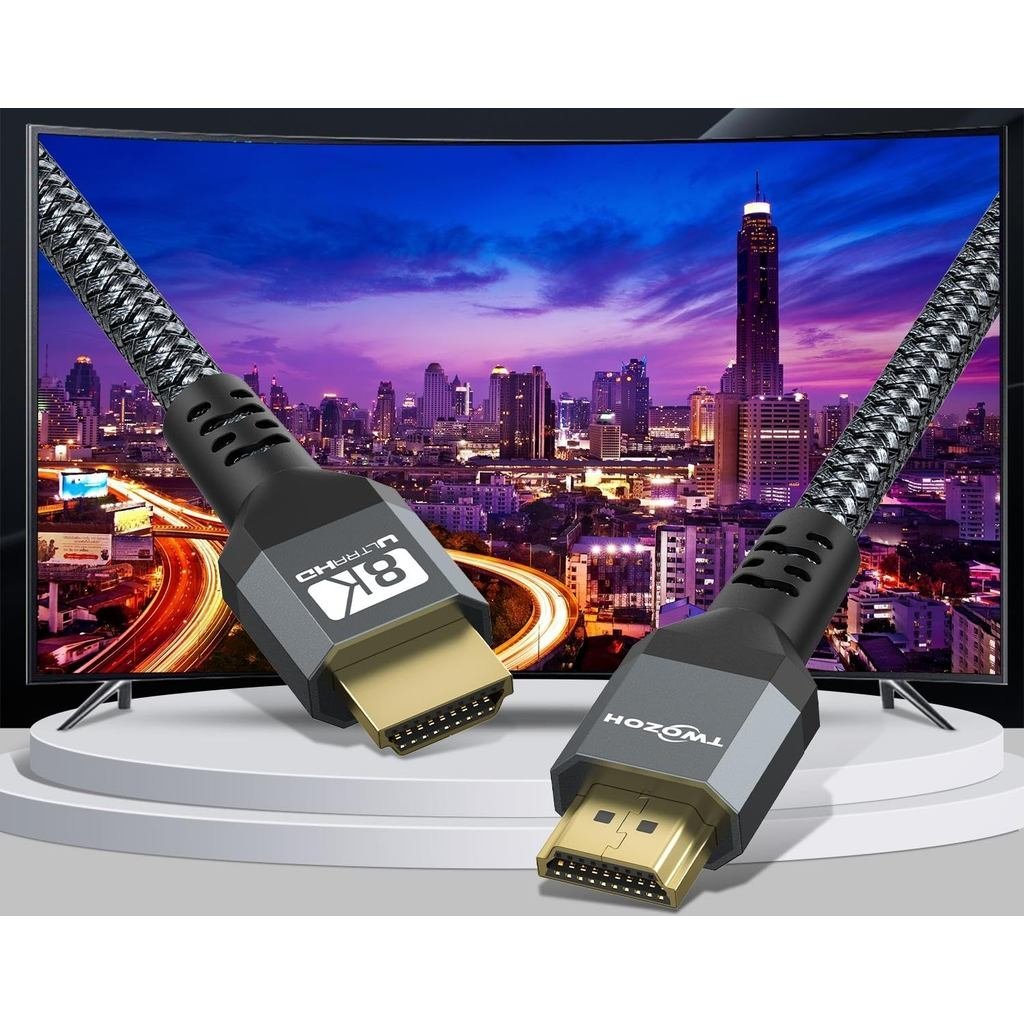 Cáp HDMI 2.1 8K 10K 4K 48Gbps 10FT, Dây HDMI tốc độ cực cao (8K @ 60Hz 7680x4320, 4K @ 120Hz) eARC H