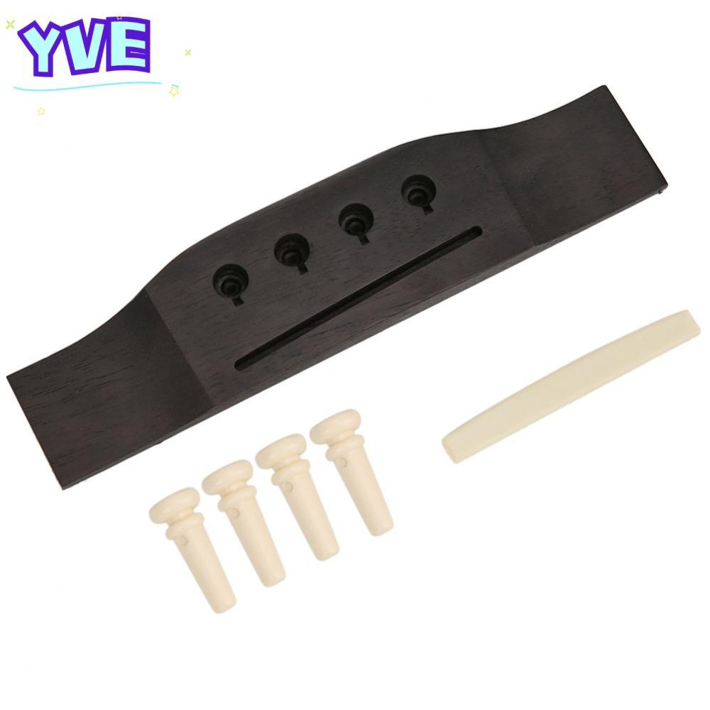Cầu Bass Acoustic YVE, ​Với chân cầu​ Âm trầm ​ ​Cầu gỗ hồng ​, nhẹ ​4 dây ​Gỗ hồng ​Phần Bass 4 Dây