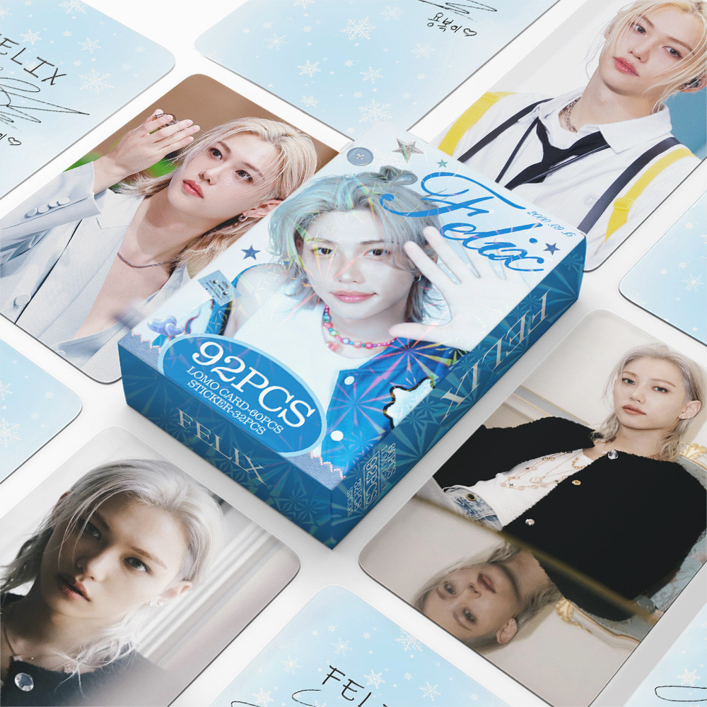 KPOP 92 Cái / hộp STRAYKIDS SOLO FELIX Photocards FELIX KPOP LOMO Thẻ Bộ Sưu Tập Thẻ