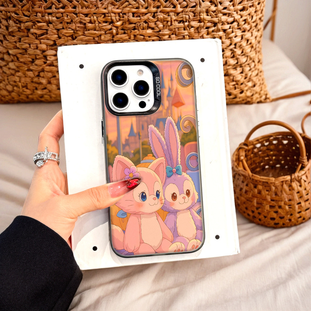 Ốp Lưng Iphone Phim hoạt hình thời trang Cho Iphone 7 xs xr 11 12 13 14 15 16 Pro Max Plus Duffy and