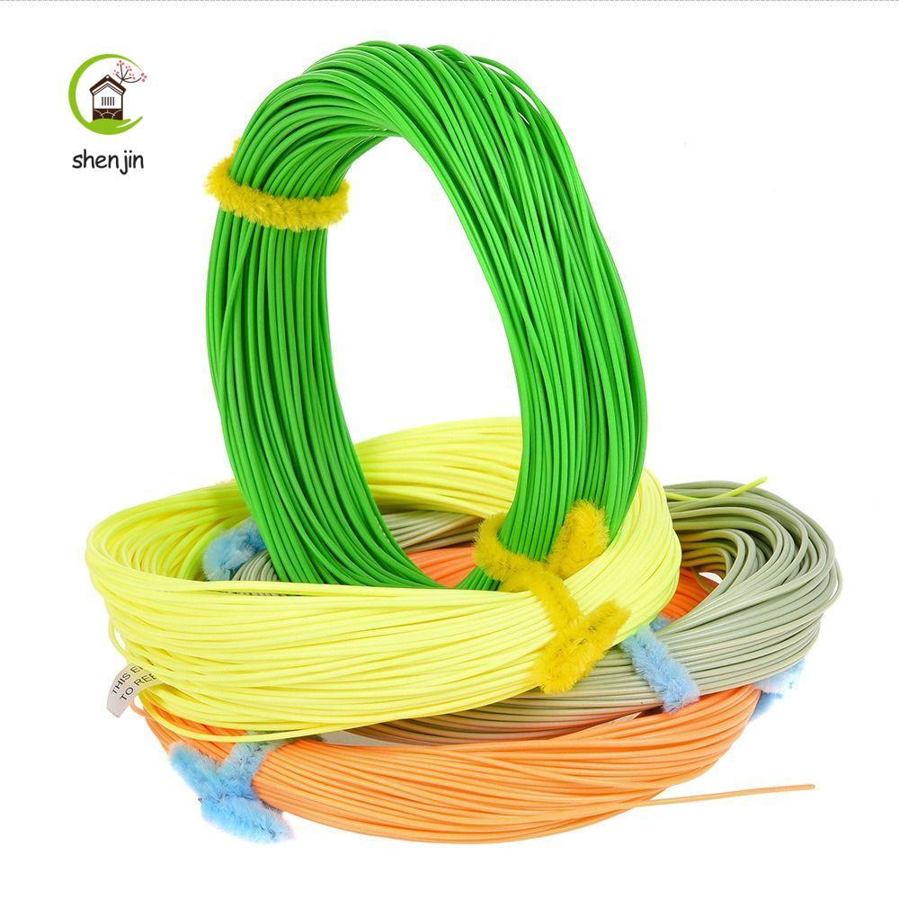 shenjin SHENJIN Fly Fishing Line WF3FWF8F Floatable, 100FT, 4 Màu - Phù Hợp Cho Nymph Fishing