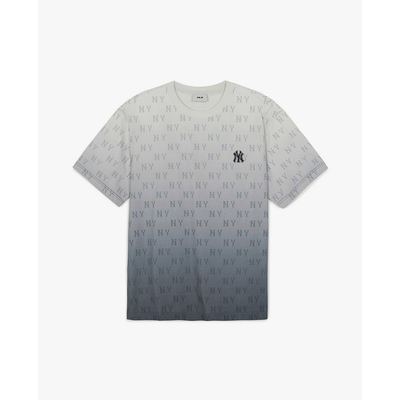 MLB - Áo thun unisex cổ tròn tay ngắn Monogram_3ATSM0363-50IVS