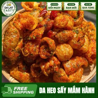 [HÀNG MỚI] Da Heo Mắm Hành Loại Đặc Biệt Thơm Ngon Đậm Đà - Da Heo Chiên Giòn - Dalat Tasty