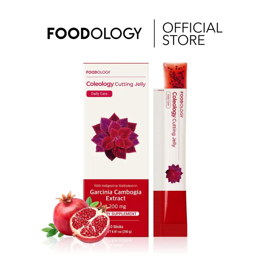 [FOODOLOGY] Coleology Cut Jelly 10 Days-Garcinia Cambogia (HCA), Hạt Chia, Collagen, Axit Hyaluronic