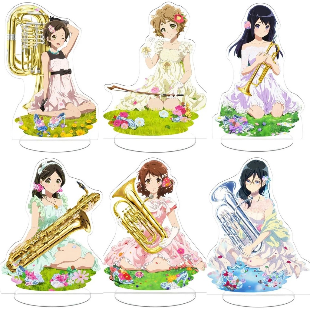 Standee Anime Hibike Euphonium Mô Hình Mica Trang Trí Bàn Học 15cm Quà Tặng Sưu Tầm Sound Euphonium 