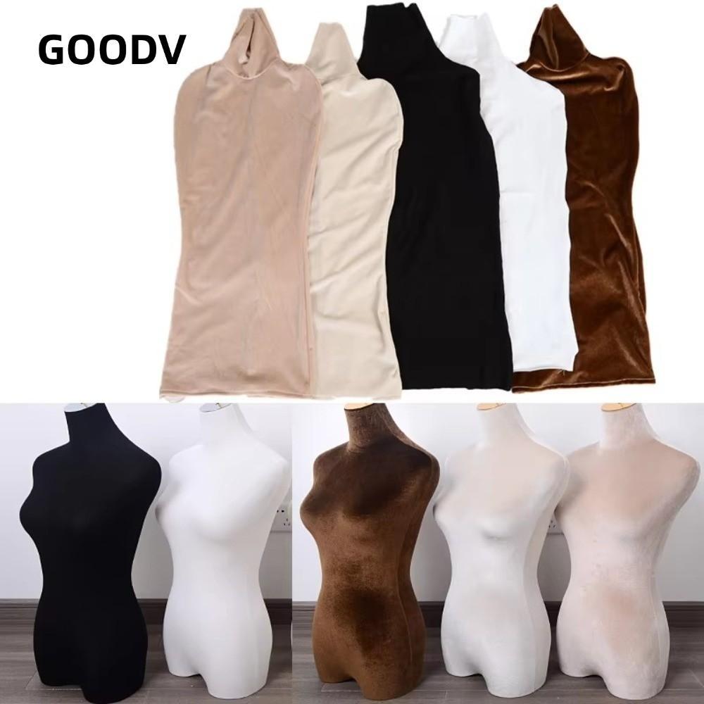 Áo sơ mi đáy hình nộm GOODV, Vỏ trưng bày co giãn dành cho nữ Vỏ bọc cơ thể hình nộm, Vỏ vải thay th