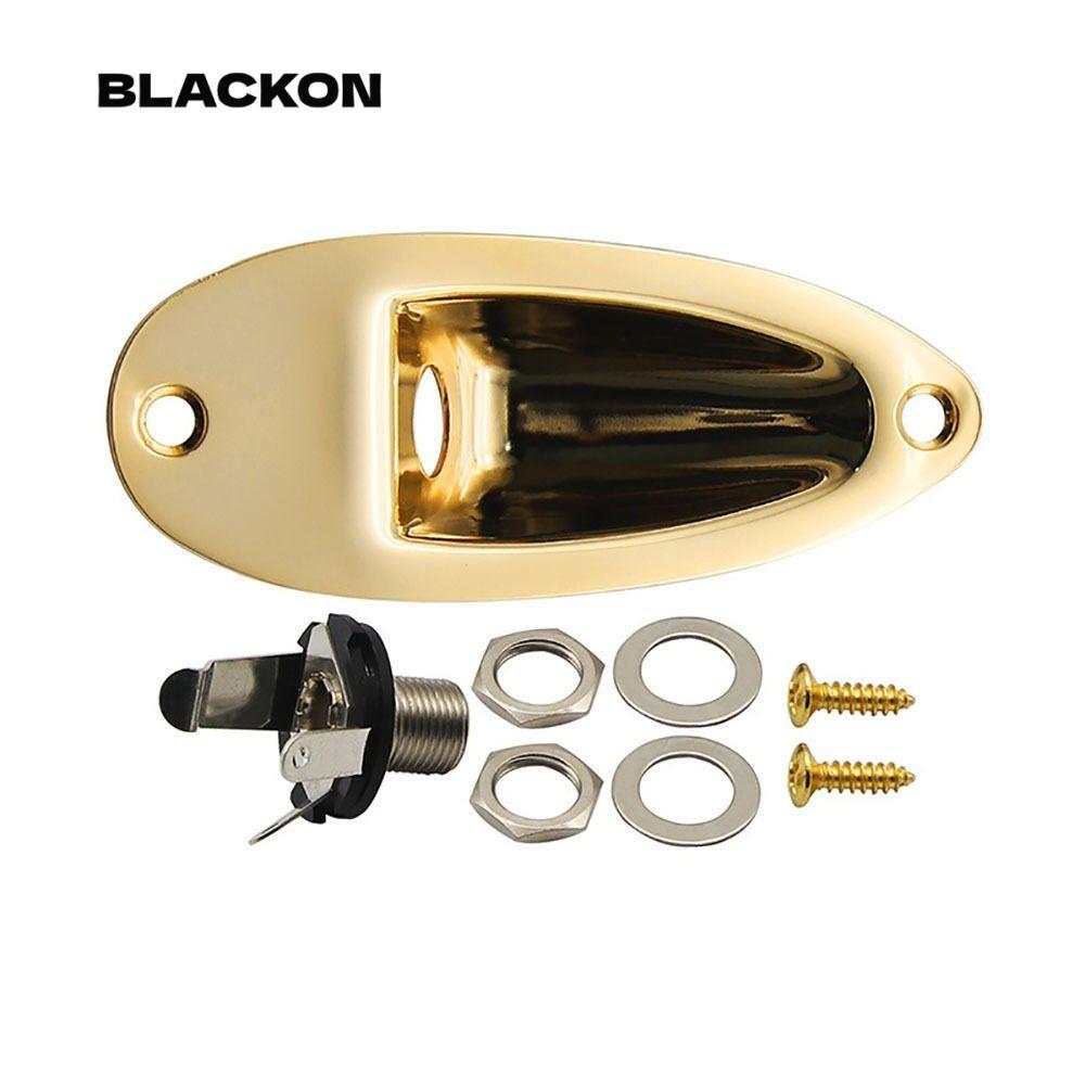 Đĩa Jack Guitar BLACKON, Jack Ổ Cắm Thuyền Hình Đàn Guitar Đầu Vào Jack, Đàn Guitar Điện 6,35mm 1 / 