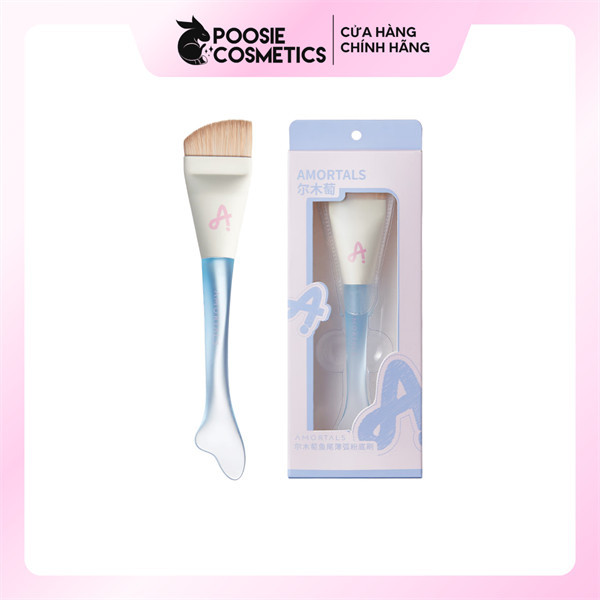 Cọ Dàn Nền Tiên Cá Amortals Fish Tail Slim Arc Foundation Brush - Cọ đuôi cá, cọ dẹt tán nền