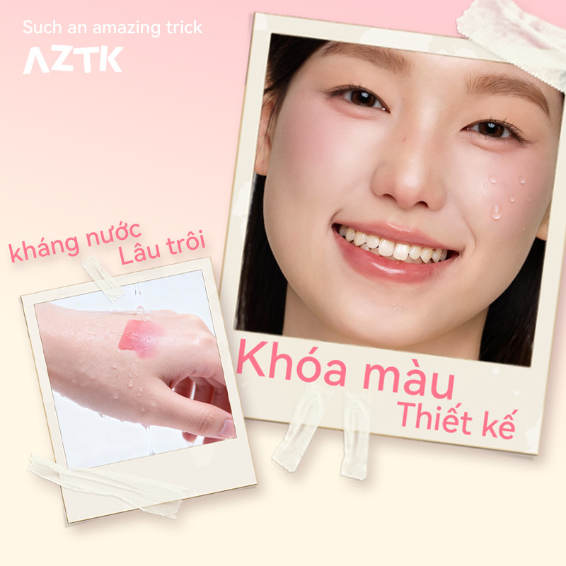 AZTK Má Hồng Kem Dạng Lỏng Tự Nhiên Lâu Trôi Không Thấm Nước 5ml | BigBuy360 - bigbuy360.vn