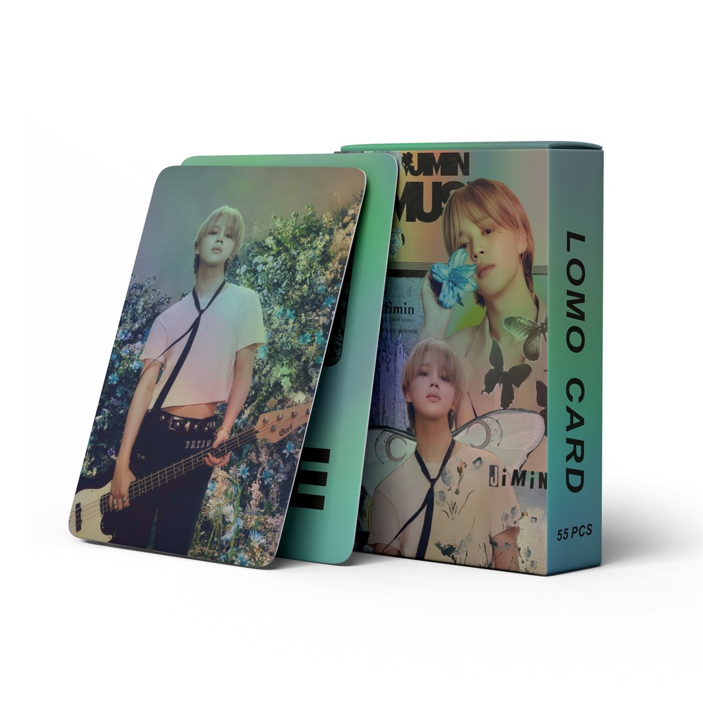 55 Miếng Park JIMIN Album Photocards JIMIN Star Collection Hàng hóa Thẻ tự in 2025.12.19