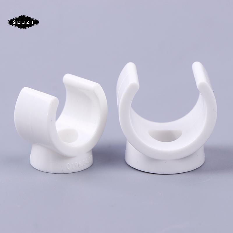 < SDJZT > 20 Cái 20mm PVC Kẹp Nước Kẹp Đầu Nối Phù Hợp Cho 0.5 / 0.79 Inch OD Khay TV Ống Móc Treo Ố