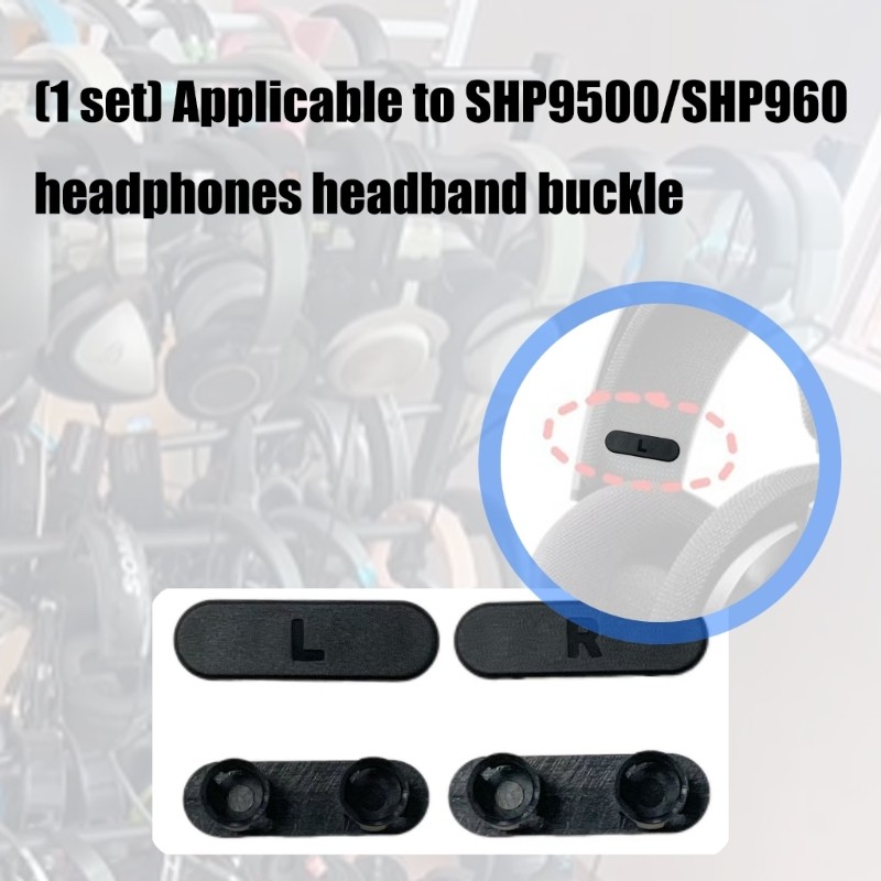 Sugar Cài Đặt Nhanh Đầu Nối Kẹp Cho Tai Nghe SHP9500 SHP9600 Độ Bền