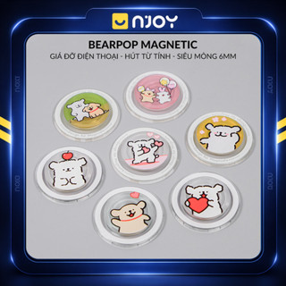  Giá Đỡ Điện Thoại Popsocket In Hình Gấu Dễ Thương Hít Từ Tính Cho Điện Thoại iPhone Samsung Njoyshop 