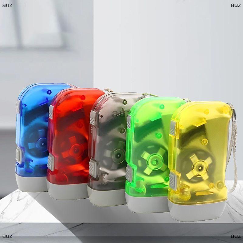 [auz] 1Pc Handheld Self-Charging LED Flashlight, Rainproof for Camping