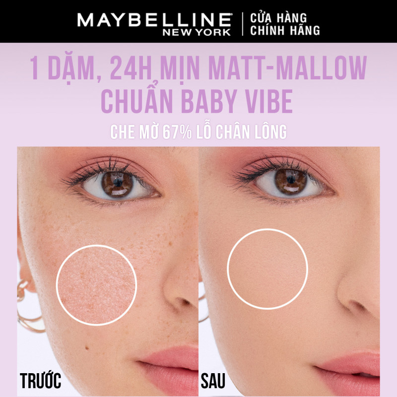 Phấn nước Superstay 24H Baby Matte Cushion Maybelline New York [MỚI] | BigBuy360 - bigbuy360.vn