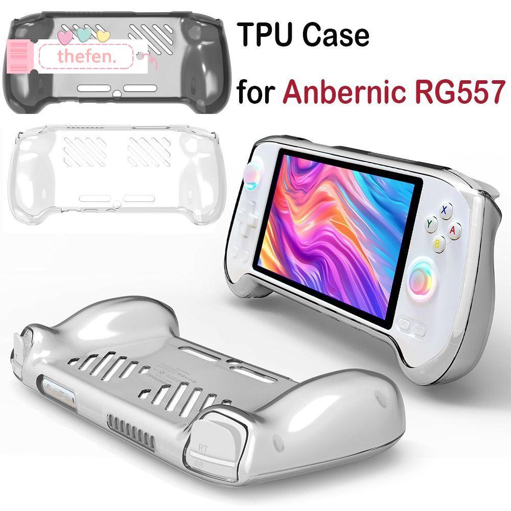 Máy chơi Game cầm tay THEFEN, Vỏ bảo vệ chống sốc trong suốt, Vỏ máy chủ TPU chống trầy xước mềm cho
