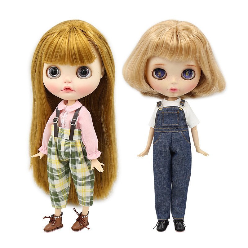 ICY DBS Little Ragdoll Quần Áo Quần Jean Kiểm Tra Quần Áo azone Lijia licca Quần Áo Ragdoll Nhỏ