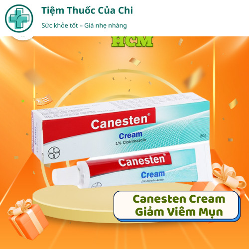 Canesten Cream 20g & 5g, Giảm Viêm Mụn Nhọt Ngứa Làm Dịu Nhẹ Ngay Trên Da