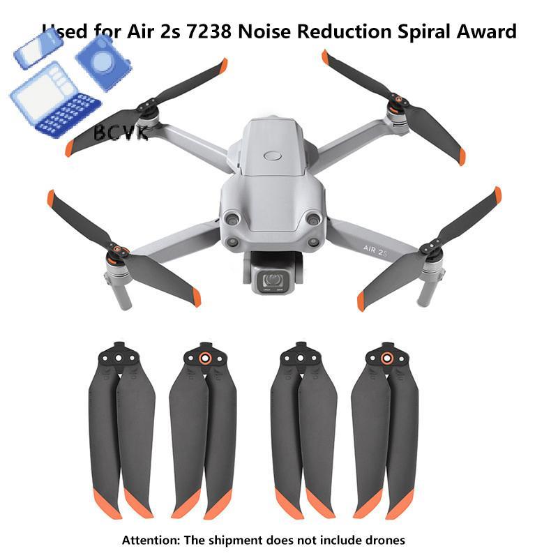 [BCVK] 7238 Cánh quạt chống ồn thấp cho Mavic Air 2 / AIR 2S 7238F Cánh Đạo cụ thay thế de Quạt Phụ 