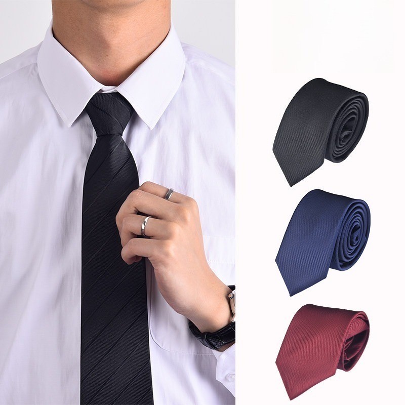 Cà vạt đen nam thanh lịch, phong cách mới mốt, phù hợp cho cả nam và nữ