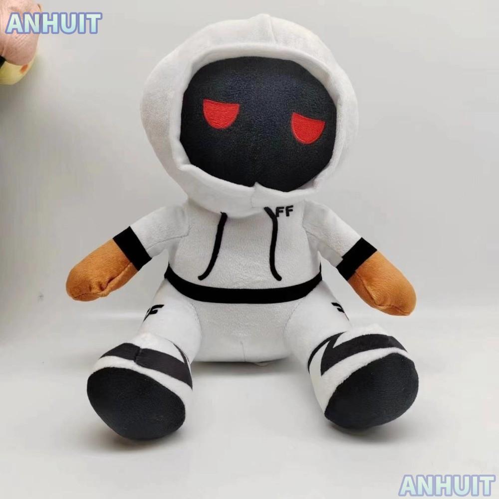 ANHUIT Anime Plushie Toy, với áo trắng Roblox Foltyn Family Plush Doll, Đồ chơi nhồi bông mềm 25cm T