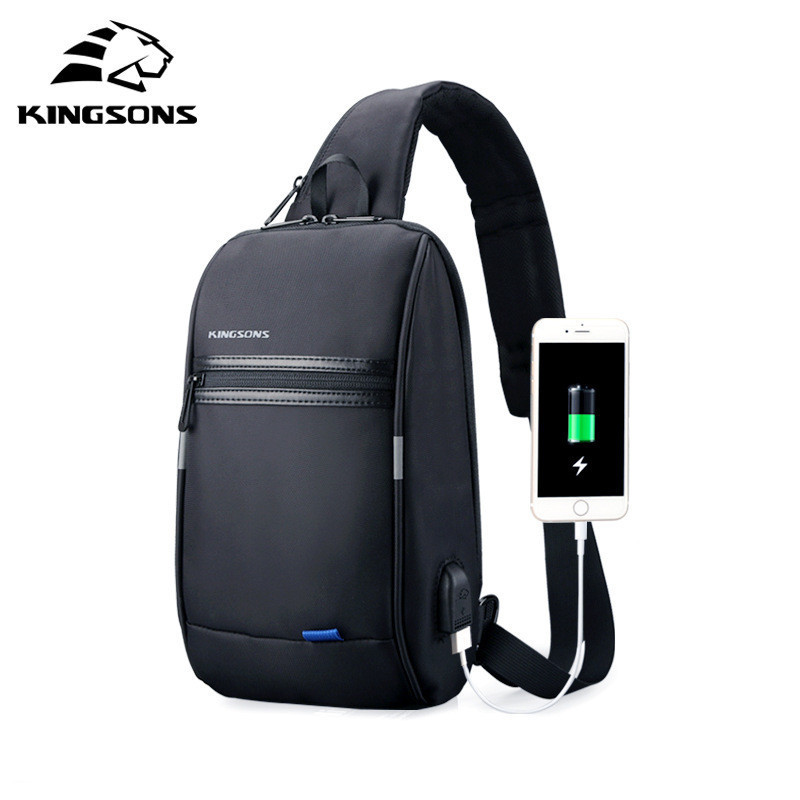 Men's Bag New Chest Bag Men's Functional Shoulder Bag Business Korean Style Crossbody Bag Men's Comm