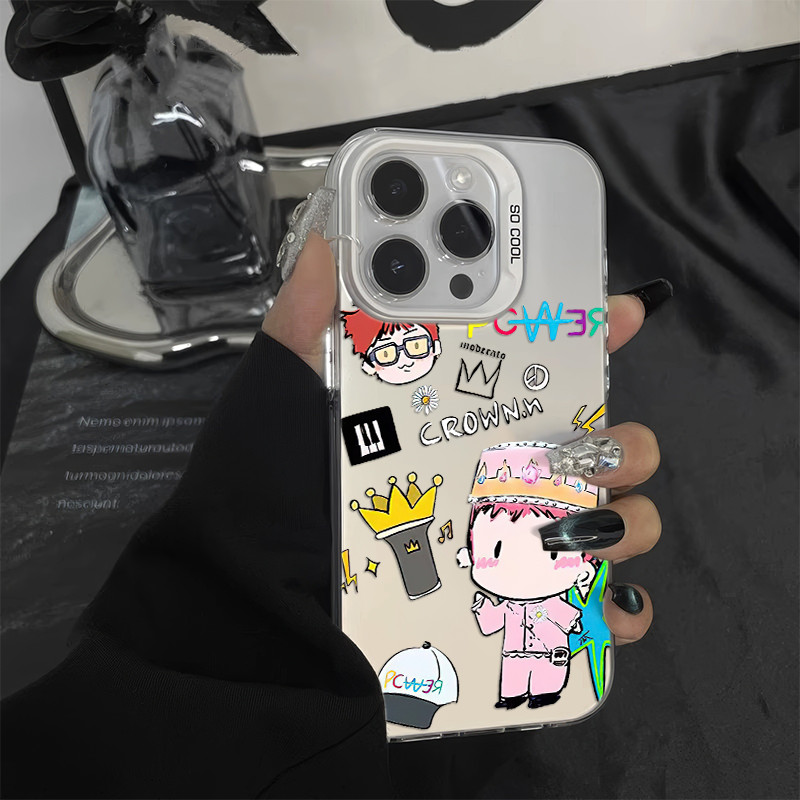 ốp iphone Mô hình cổ điển Q của G-Dragon Iphone 17 11 12 13 14 15 Iphone16 Iphone 7 xs xr ProMax