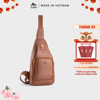  Balo Lata  Thời trang nam đa năng - Balo đeo chéo da BALC30  
