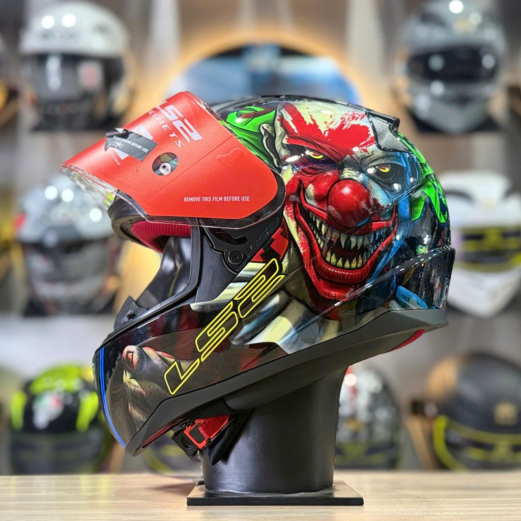 Mũ Fullface LS2 FF353 Tem Rocker Phản Quang Chính Hãng LS2.