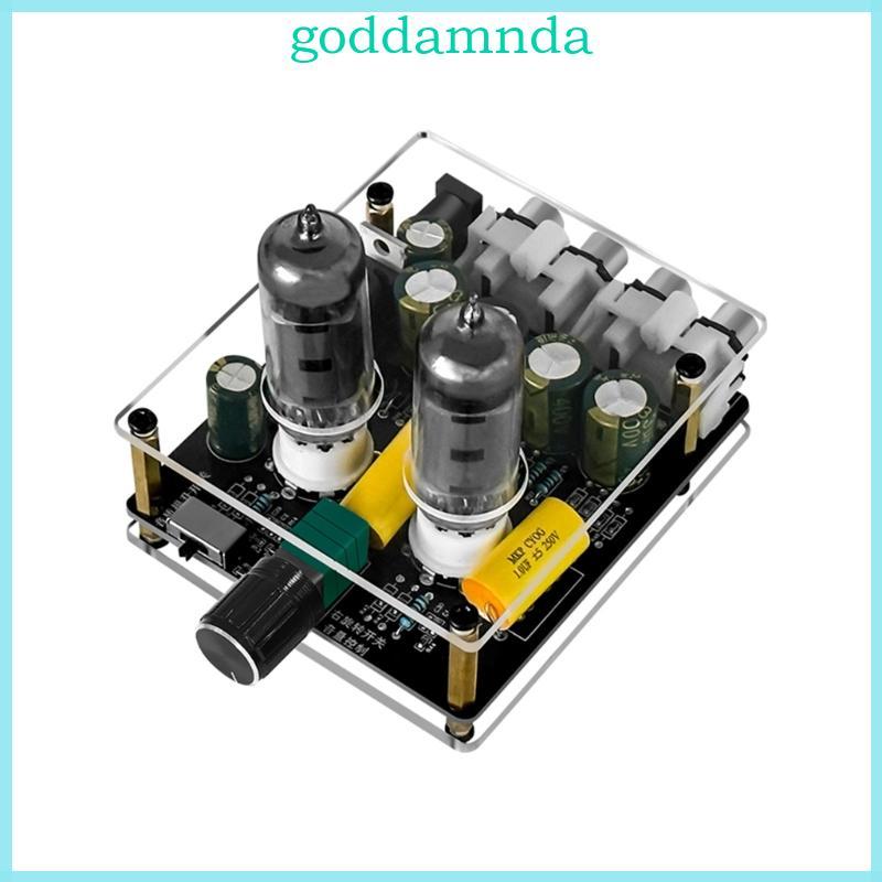 GODD Nâng cấp HiFi Tube Preamp Bộ khuếch đại tiền khuếch đại ống 6K4 Bộ đệm nâng cấp Auido Amp Loa k