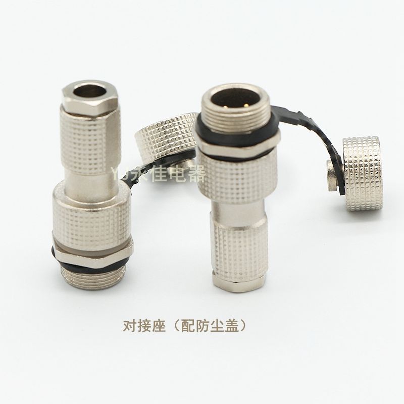 IP67 Lớp Chống Nước Hàng Không Cắm Ổ Cắm Loại Mông 12G-2 Core 3P4 Core 5 Pin 6 Core 7 Core Nam Nữ Kế