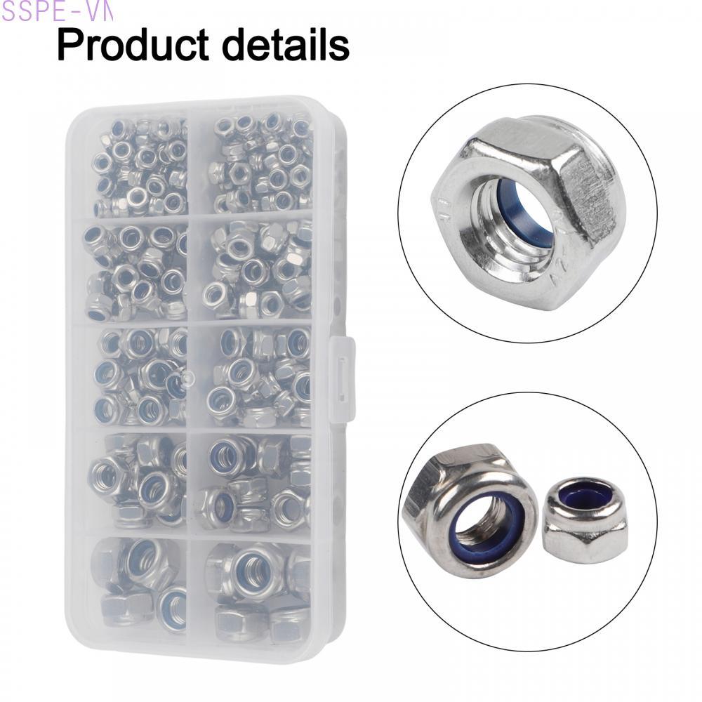 Nylon Lock Nuts Anti-loosening Feature Vibration Resistance Hardware Nuts