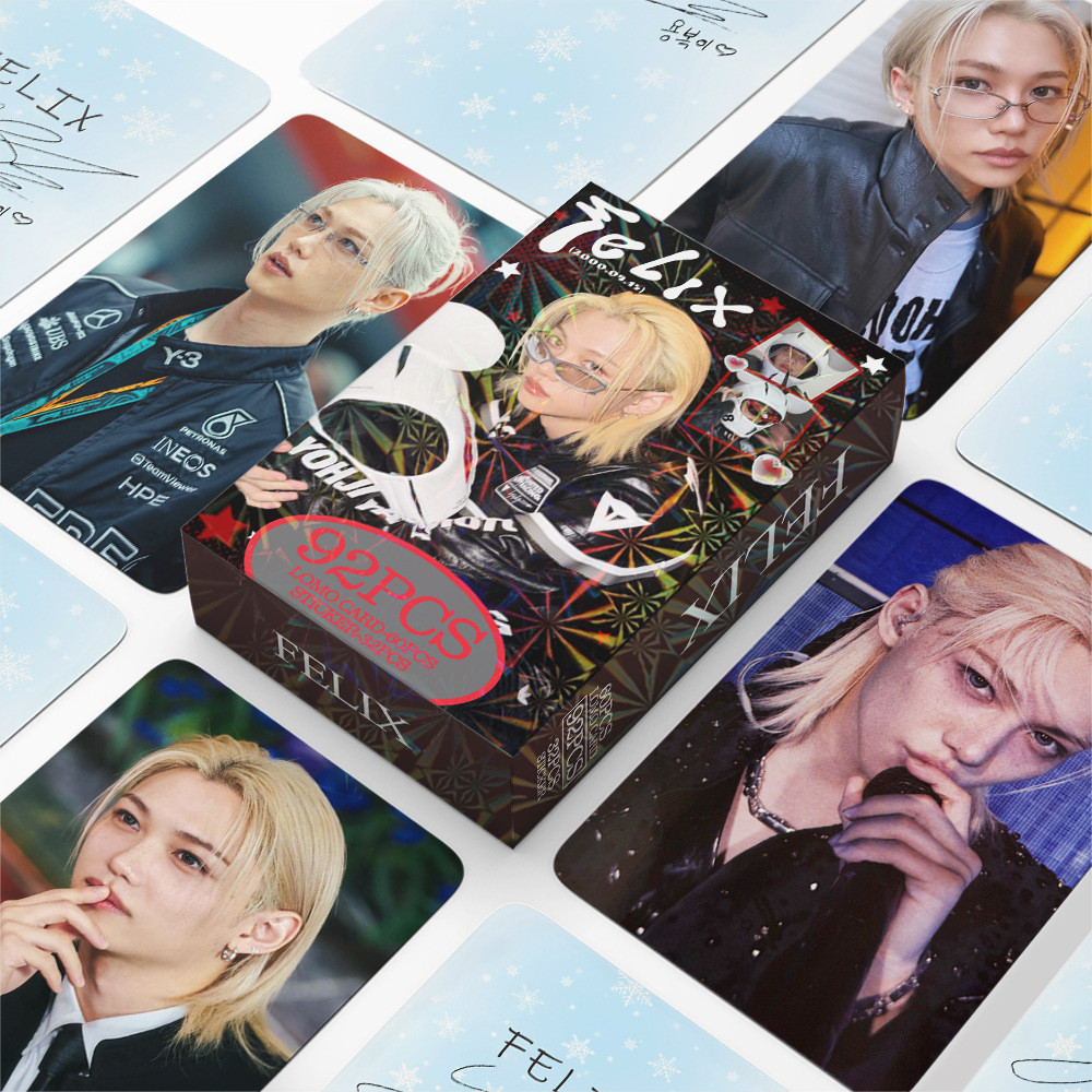 KPOP 92 Cái / hộp STRAYKIDS SOLO FELIX Photocards FELIX KPOP LOMO Thẻ Bộ Sưu Tập Thẻ