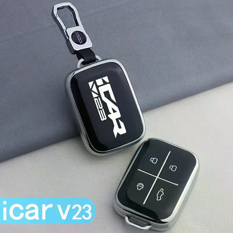 Chery V23 iCAR V23 iCAUR V23 vỏ chìa khóa xe ô tô icaur c23 hộp chìa khóa chery c23 vỏ chìa khóa xe 