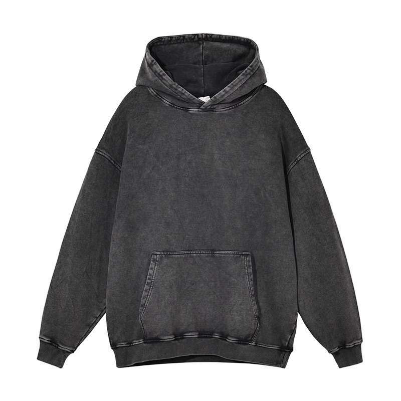 Retro Oversized Hoodie Nam/Nữ Style High Street Vintage